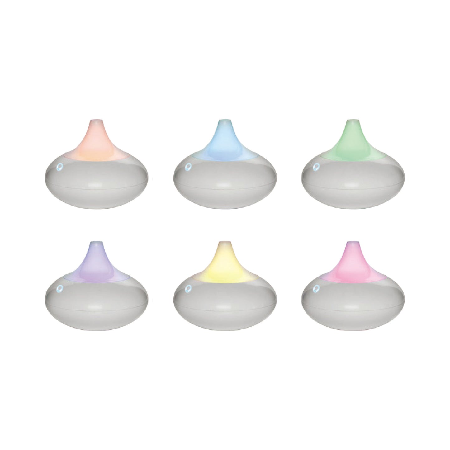 Humificador multicolor LED con difusor de aromas